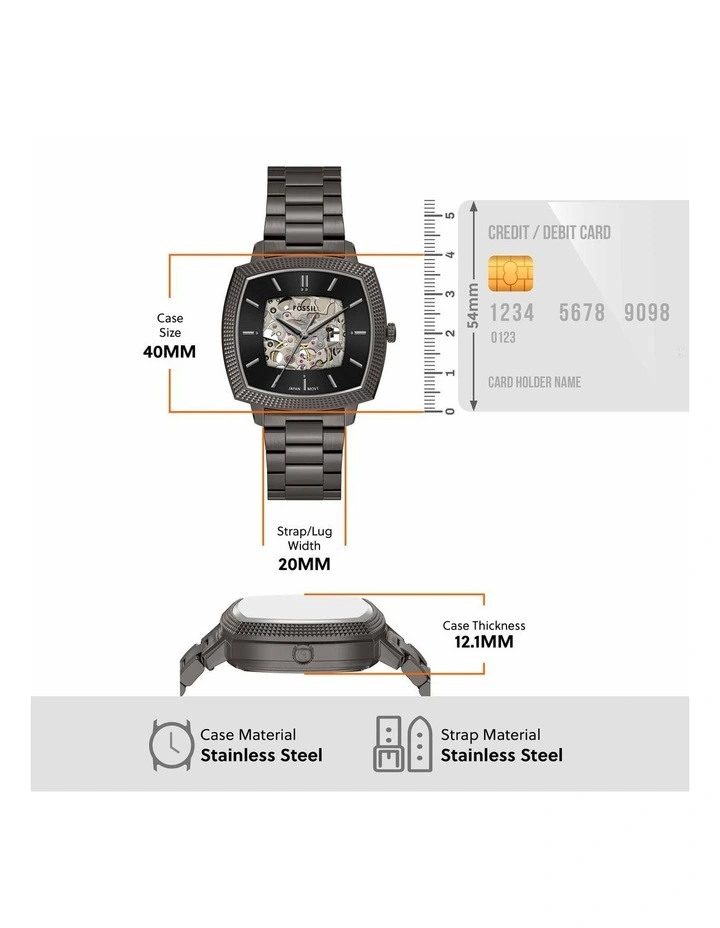 Machine Luxe Analog Watch in Grey image 5