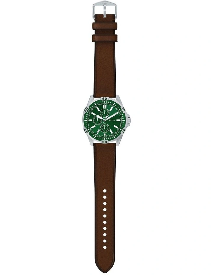 Garrett Chronograph Watch in Brown image 6