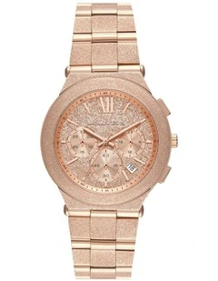 Billie Chronograph Watch in Rose Gold
