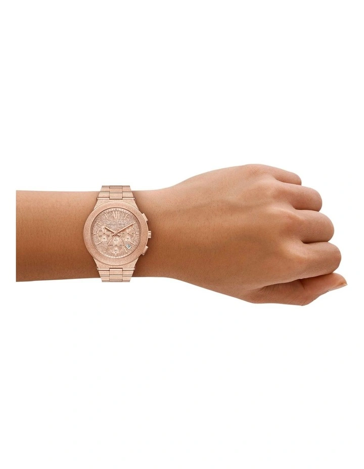 Billie Chronograph Watch in Rose Gold image 4