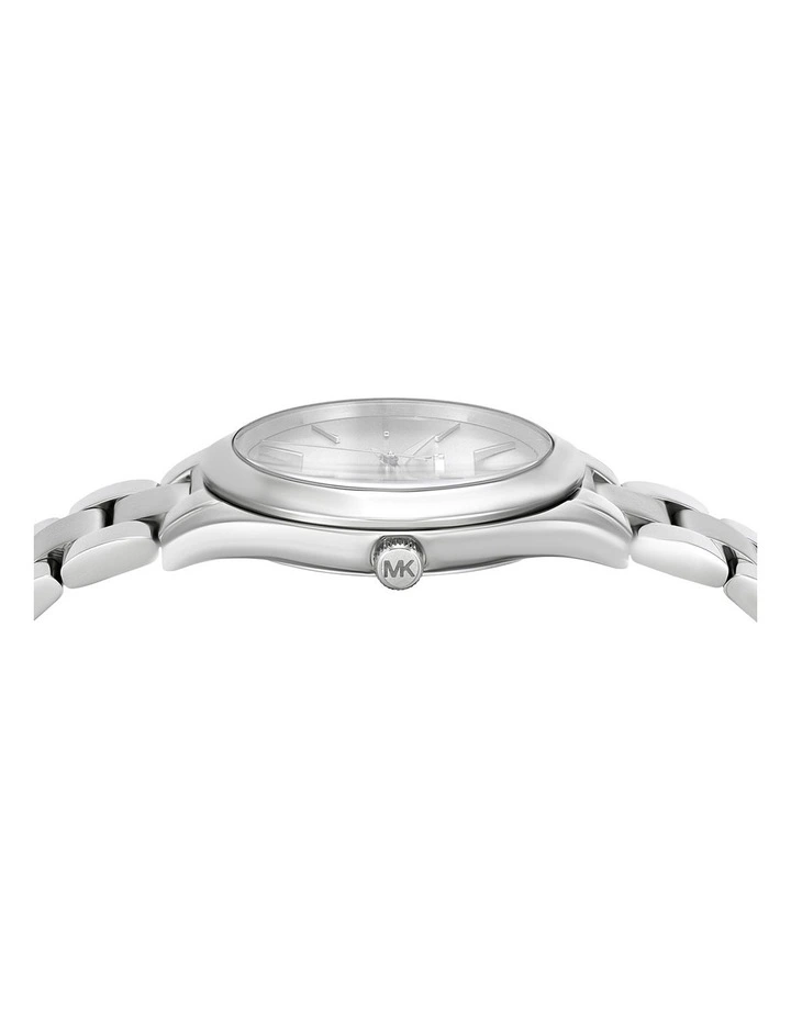 Slim Runway Analog Watch in Silver image 2