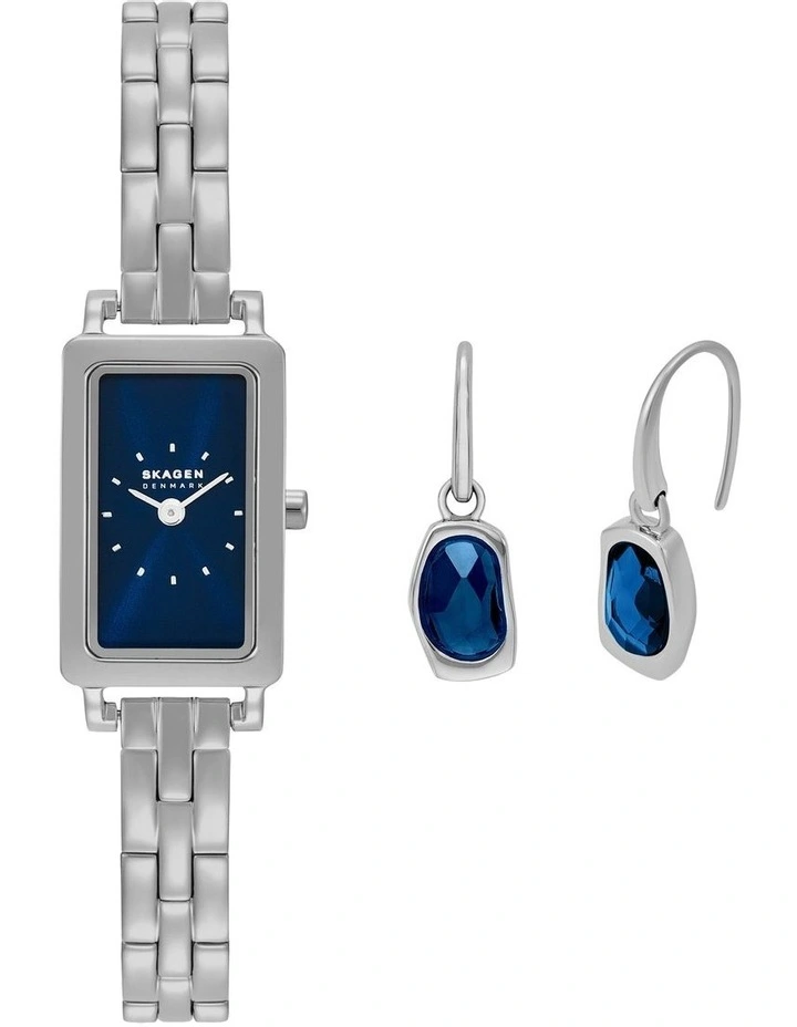 Hagen Micro Gift Set Analog Watch in Silver image 1