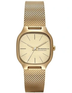 Mellem Lille Analog Watch in Gold