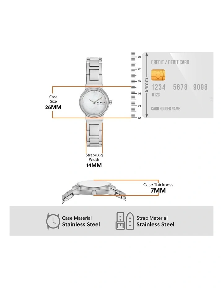 Freja Lille Analog Watch in Silver image 5