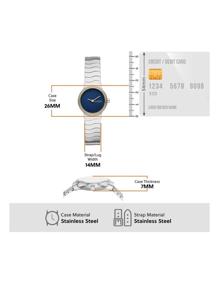 Freja Lille Analog Watch in Silversil image 5