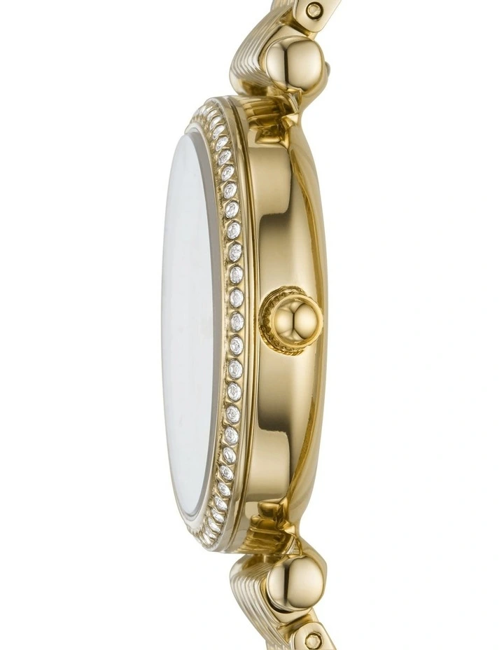 Carlie Mini Gold-Tone Analogue Watch image 3