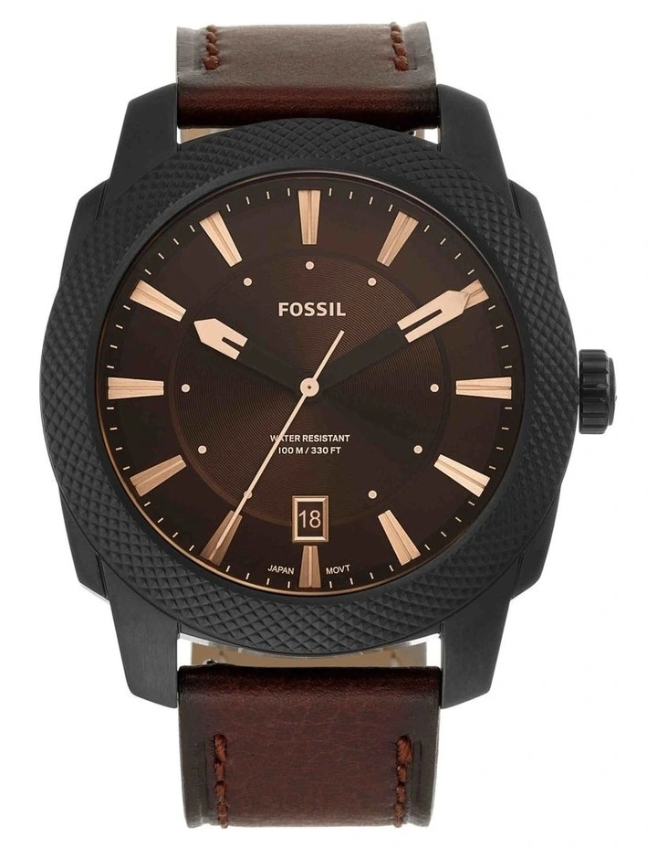 Machine Analogue FS5972 Watch in Brown image 1