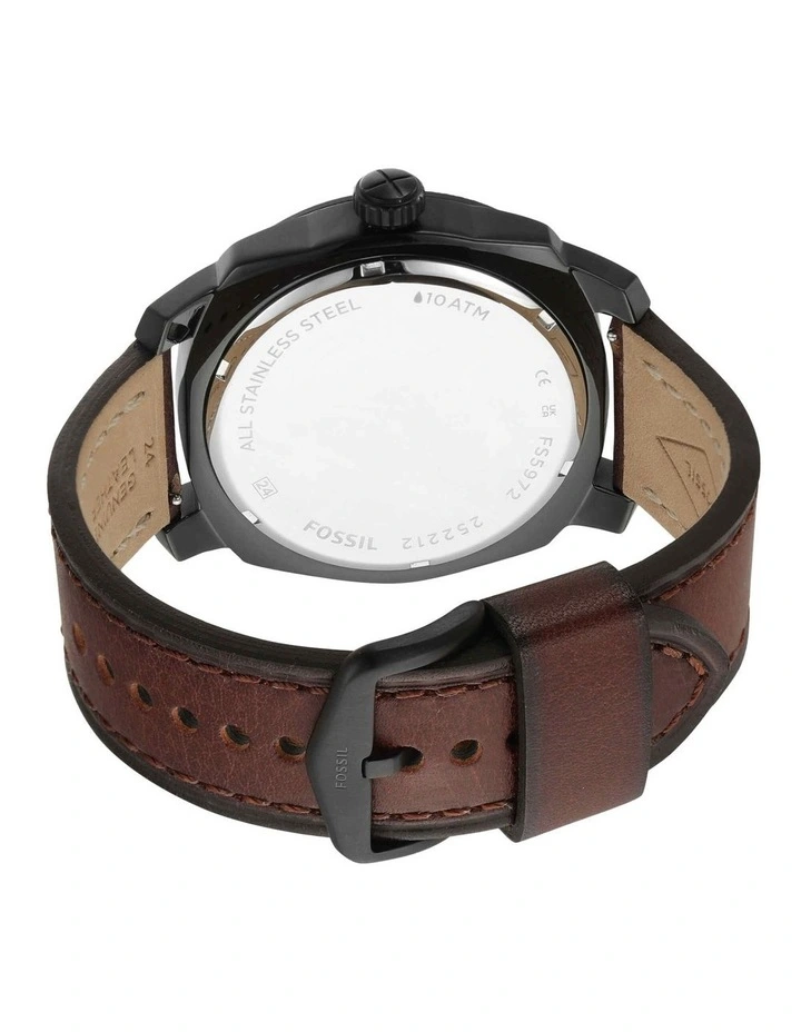 Machine Analogue FS5972 Watch in Brown image 4