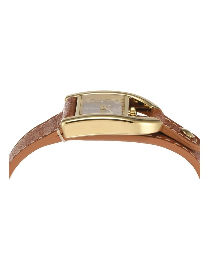 Harwell Analogue ES5264 Watch in Brown image 3