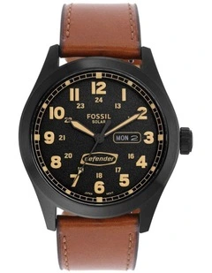 Defender Analogue Watch in Brown