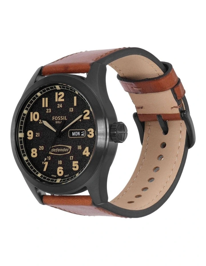 Defender Analogue Watch in Brown image 2