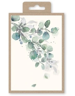 Note Cards Box of 10 in Silver Gum