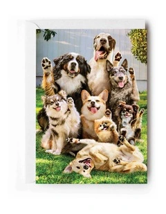 Large Card in Goodbye and Good Luck Group of Dogs