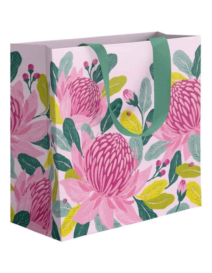 Large Gift Bag in Pink Waratahs image 1