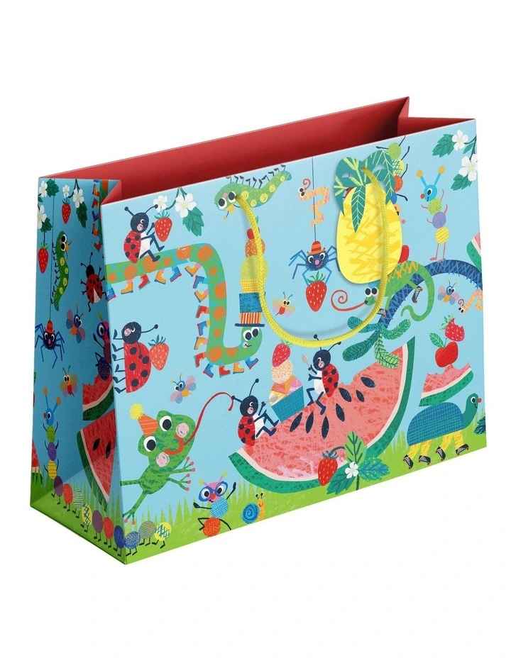 Extra Large Horizontal Gift Bag in Multi image 1