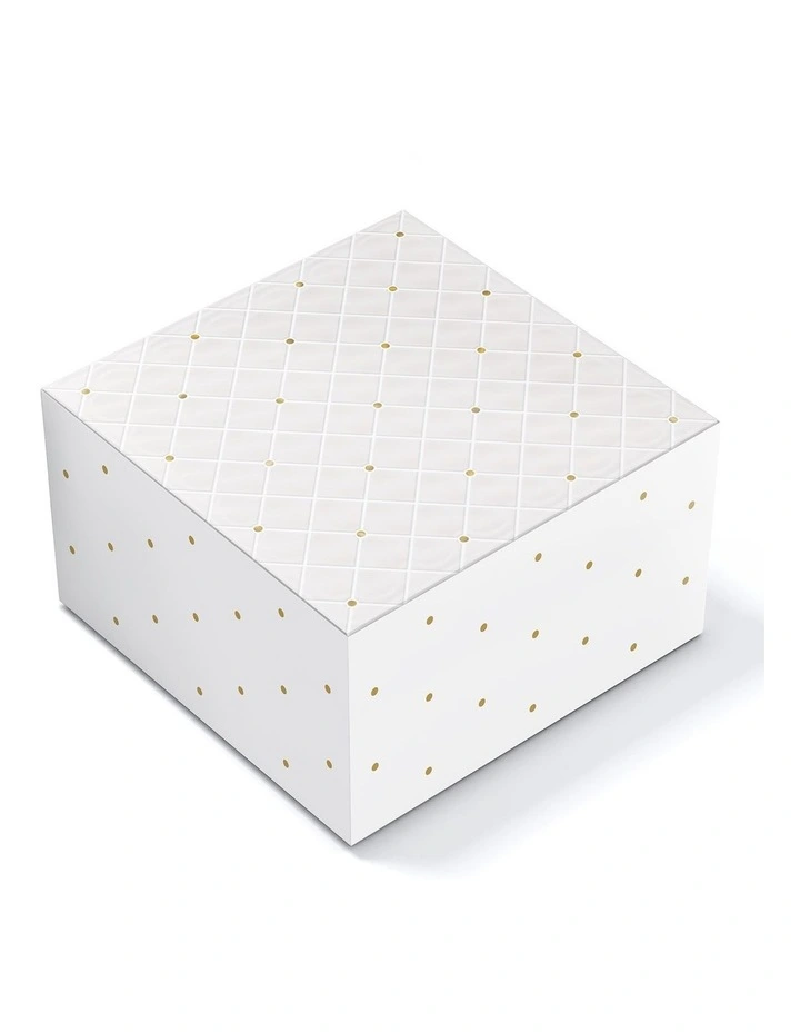 Extra Large Quilted Gift Box in Pearl image 1