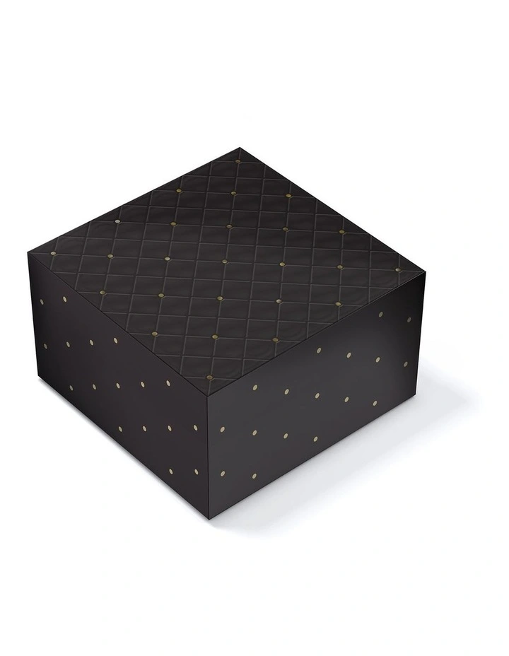 Large Quilted Gift Box in Ebony image 1