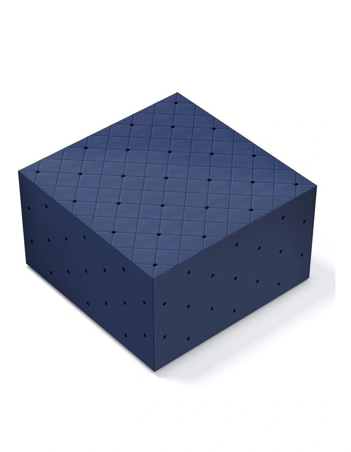 Extra Large Quilted Gift Box in Navy image 1
