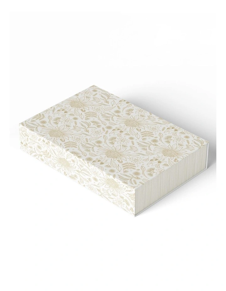 Extra Large Magnetic Gift Box in Botanic On White image 1