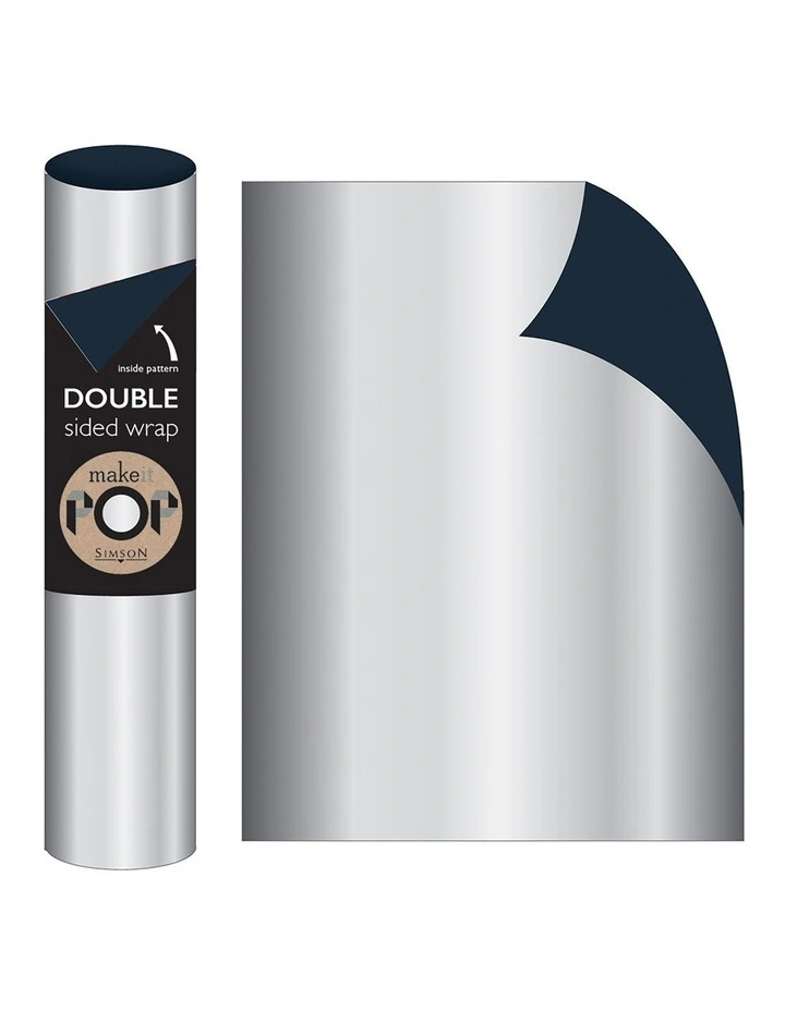 Solid Silver Wrap Roll in Charcoal image 1