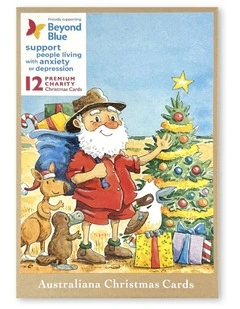 Australiana Christmas Cards Box of 12 in Multi