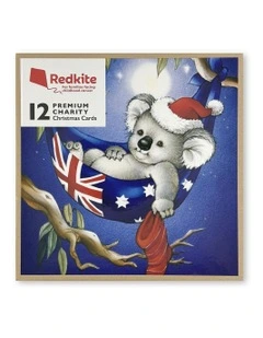 Christmas Boxed Cards Australiana Koalas in Multi
