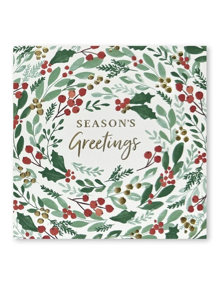 Christmas Boxed Cards - Holly Berry in Multi image 2