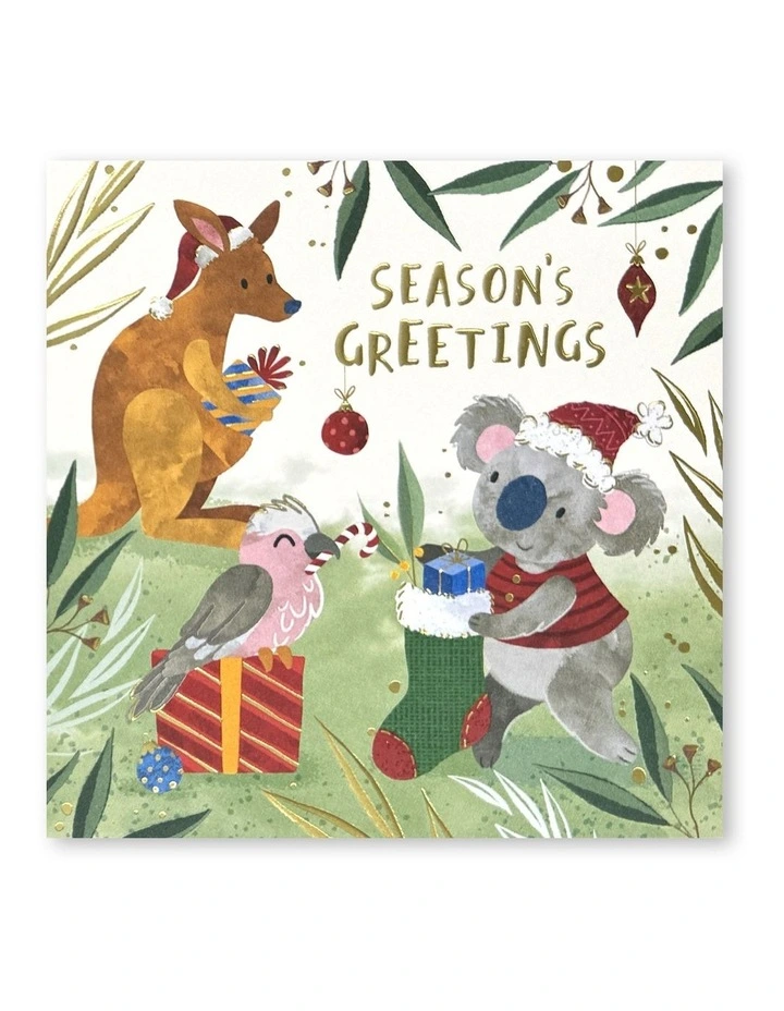 Christmas Boxed Bush Capers Cards in Multi image 2