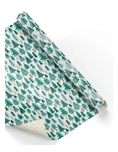 Christmas Roll Wrap in White