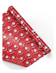 Christmas Roll Wrap in Red
