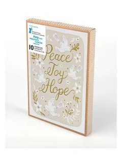 Charity Boxed Christmas Cards - Peace, Joy, Hope