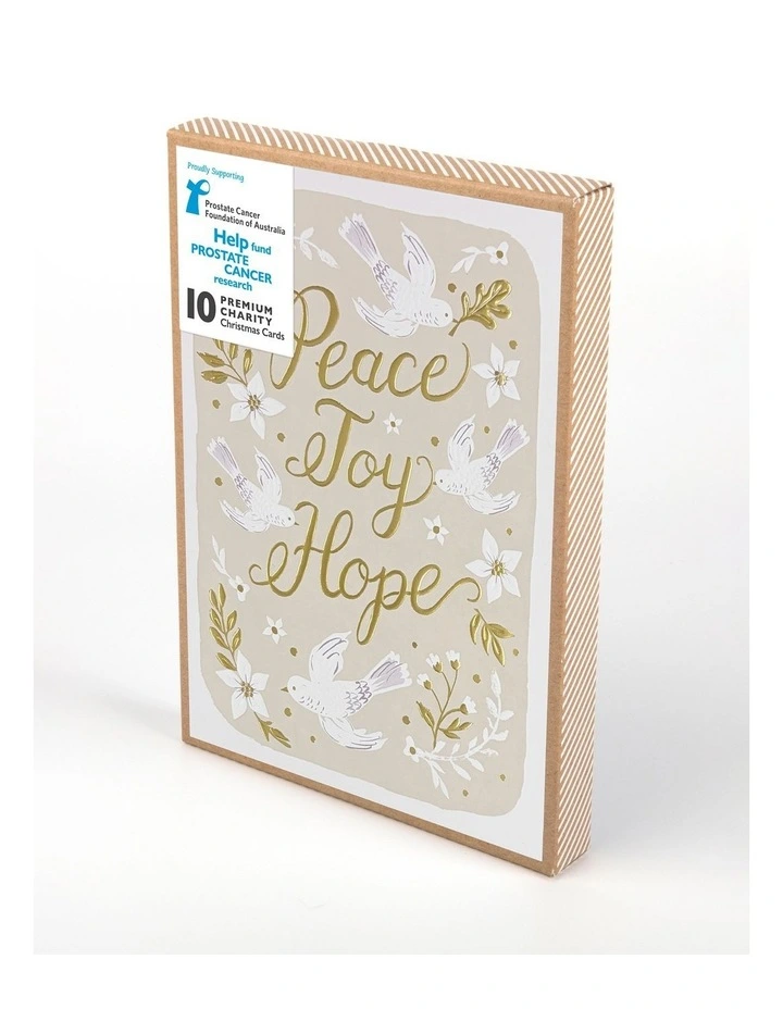 Charity Boxed Christmas Cards - Peace, Joy, Hope image 1
