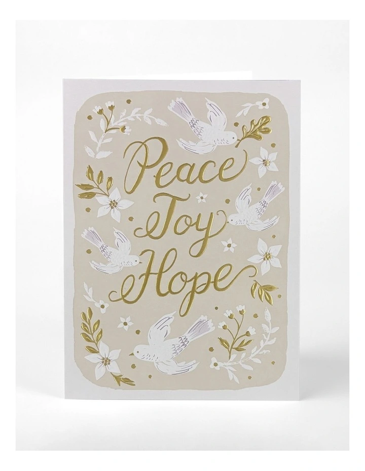 Charity Boxed Christmas Cards - Peace, Joy, Hope image 2