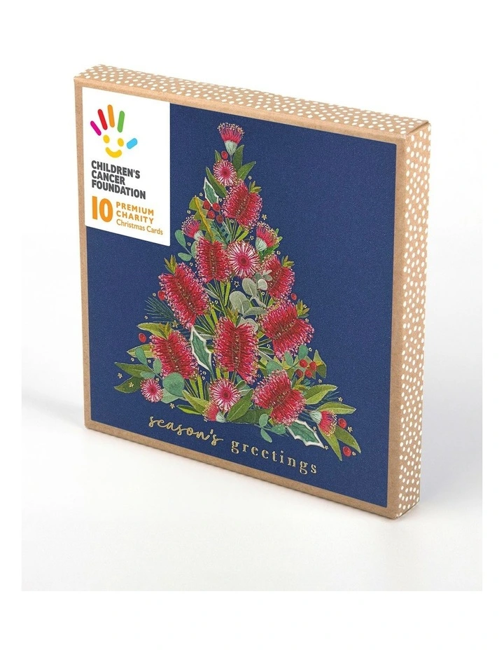 Charity Boxed Christmas Cards - Botanic Bottlebrush image 1
