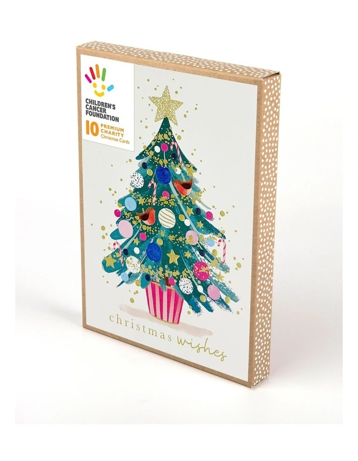 Charity Boxed Christmas Cards - Jolly Tree image 1