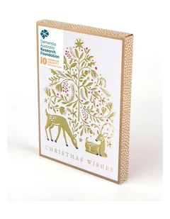 Charity Boxed Christmas Cards - Opulent Deers
