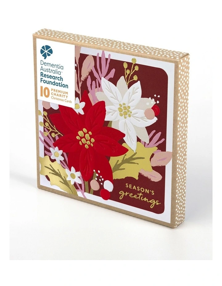 Charity Boxed Christmas Cards - Festive Rosalie image 1