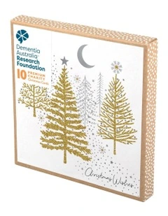 Christmas Charity, Dementia Australia Research Foundation, Forest Sparkle, Boxed Cards