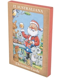 Galbraith Australiana Boxed Christmas Cards, Multiple Designs 12 Pack
