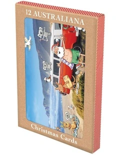 Galbraith Australiana Scenic Boxed Christmas Cards, Multiple Designs 12 Pack