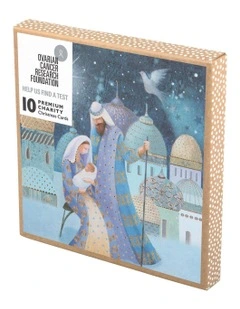 Ovarian Cancer Research Foundation Mary & Joseph Charity Christmas Cards 10 Pack