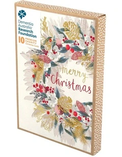 Christmas, Charity, Dementia Australia Research Foundation, Christmas wreath, Boxed cards