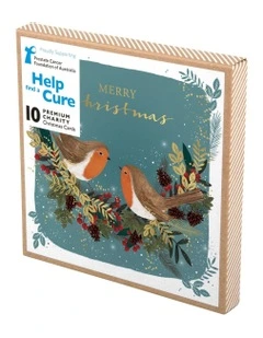 Christmas, Charity, Prostate Cancer Foundation of Australia, Red Robins, Boxed cards