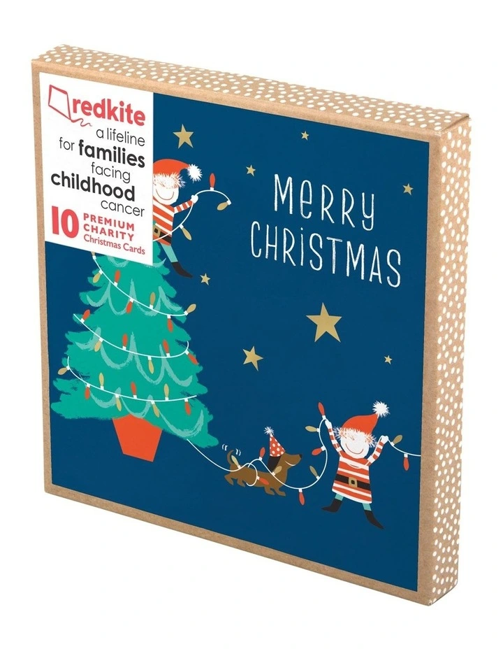 Christmas, Charity, Red Kite, Pip & Me, Decorating Christmas tree, Boxed cards image 1