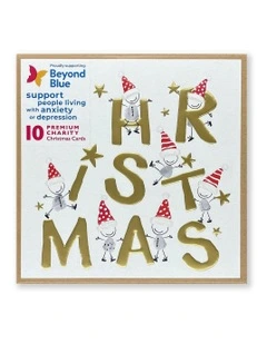 Beyond Blue Charity Boxed Christmas cards Smudge Greetings