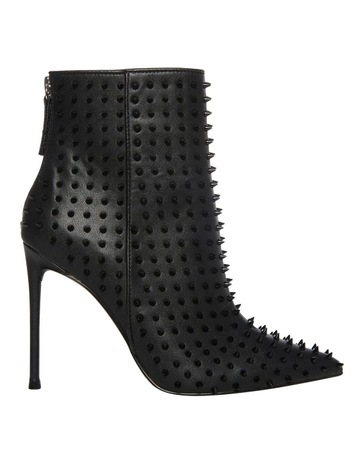 Steve Madden Vapor Black Ankle Boots | MYER