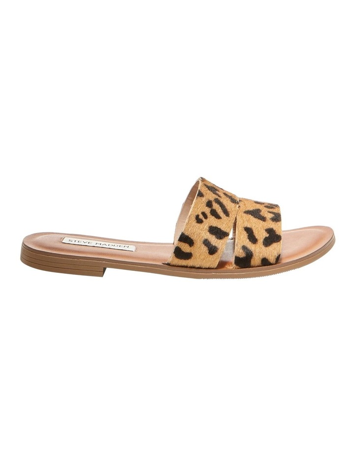 steve madden leopard flat sandals