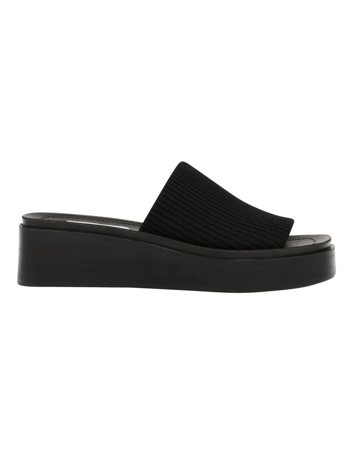 black platform slides
