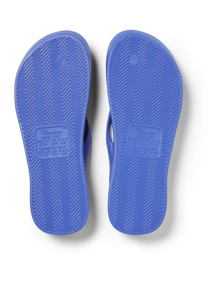 Arch Support Thongs in Capri Blue image 4