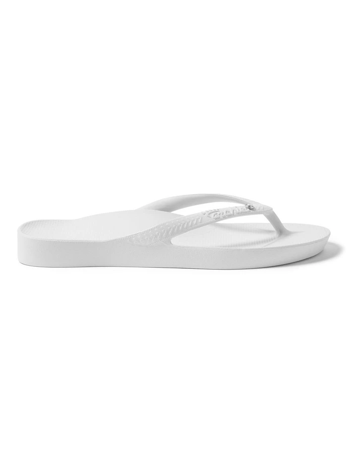 Arch Support Thongs in Crystal White image 1